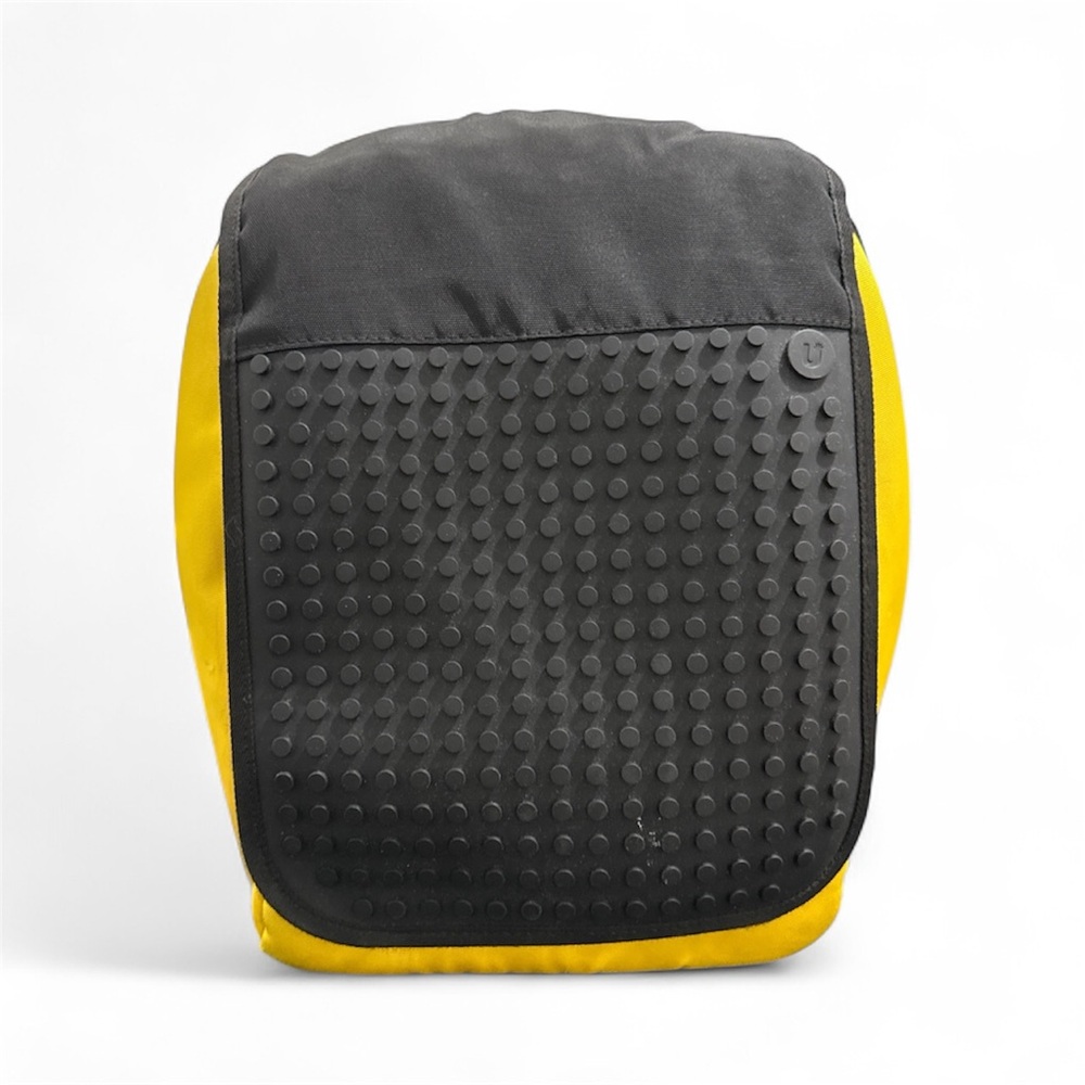 Upixel Pixel Backpack Yellow/Black – Water-Resistant, Stylish Laptop
